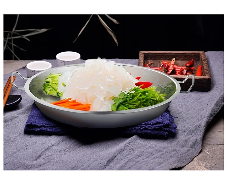 BJ Stainless Steel Plates Non-stick Steaming Plate 28CM Set Of 2 detail image 7