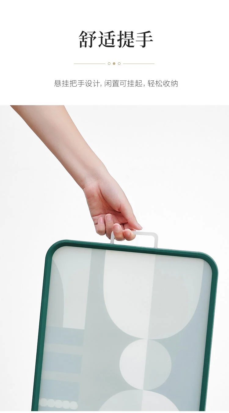 Lifease,304 stainless steel, Double-sided chopping board, Raw and cooked separately, No smell and easy to clean, 42*29*2.2cm detail image 10