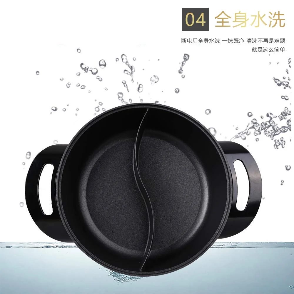 Liven Electric Shabu Shabu Hot Pot with Divider and Non-Stick Coating Electric Hot Pot 5L detail image 11