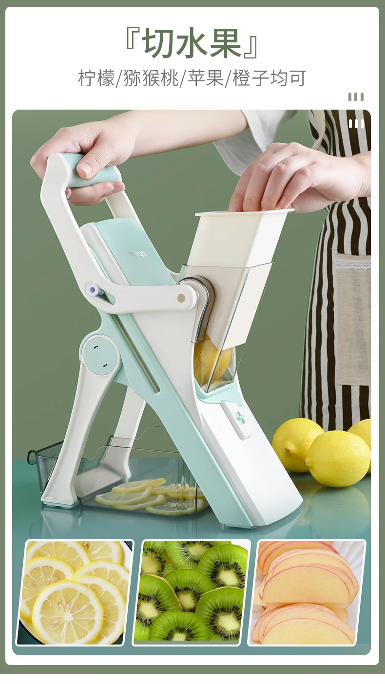 MZK Hand held Shredder Home Kitchen Multi functional Vegetable Slicer Meat Slicer detail image 7