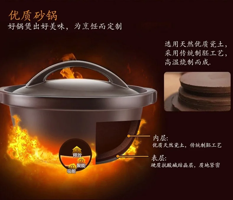 Makoto Smart Electric Clay Pot DGD30-30DG Multifunctional Stew Pot 3L detail image 3