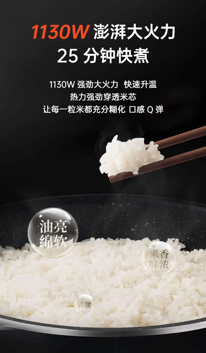 Midea美的ih电饭煲MRI301B0ADKL产品图