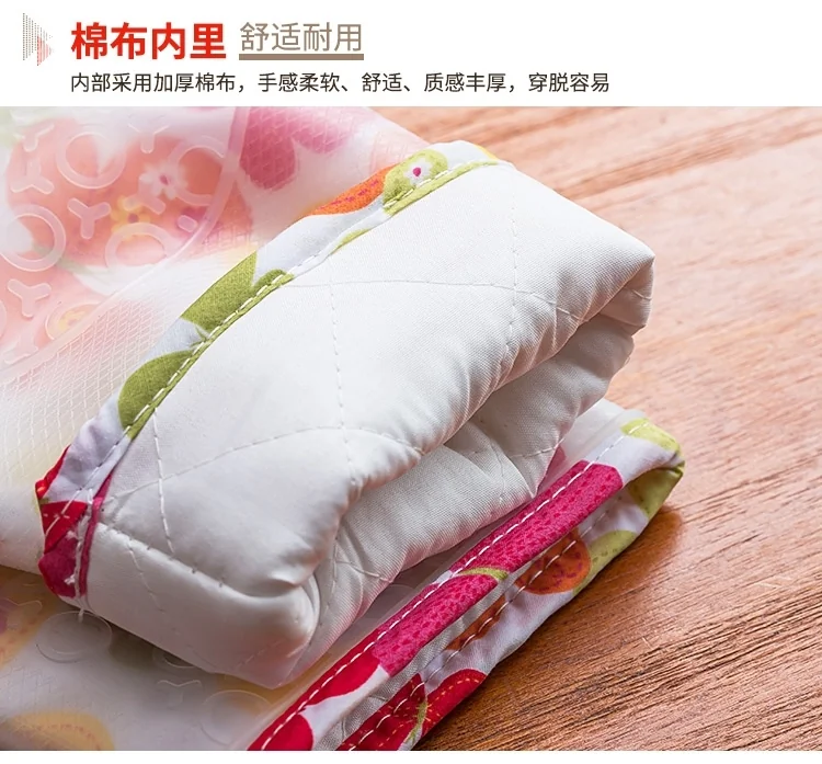 Magic Kitchen Double-layer high temperature silicone insulation anti-scalding gloves Microwave oven special Two-pack detail image 4