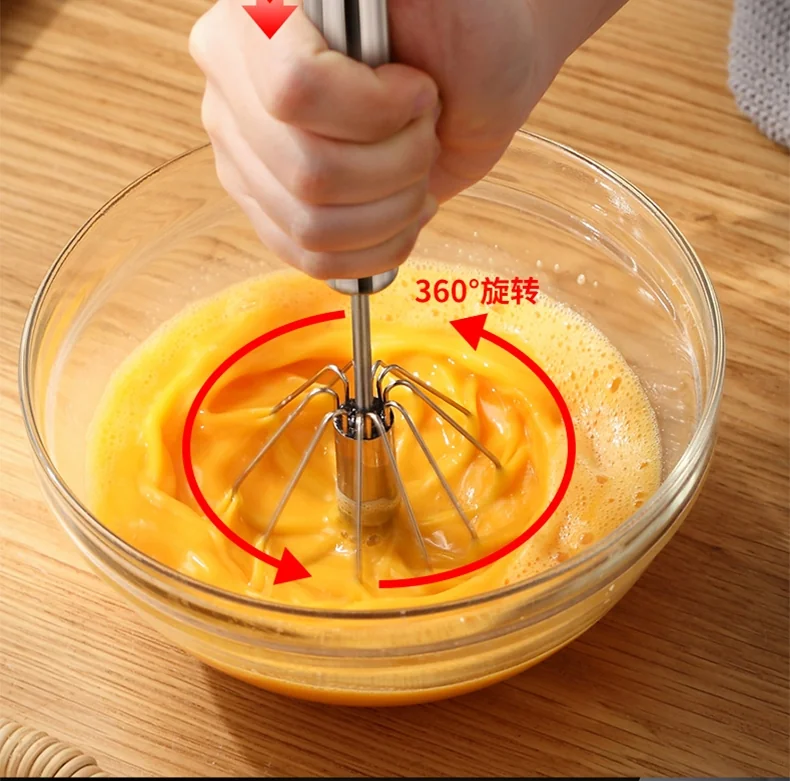 OAK  Push-type eggbeater ,No need to plug in, Quick whipped cream, 30.2*6.5cm detail image 3