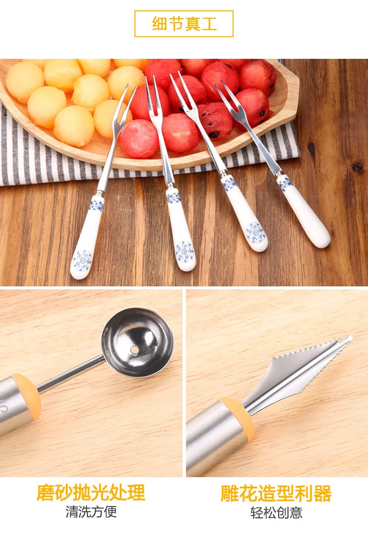 L’HOPAN Fruit Cutting Tool Set, Fruit Baller, Multi-Specifications, Effortless detail image 15