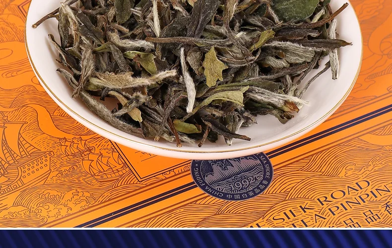 Pinpinxiang Tea 2019 Raw Silk Road White Peony Fuding White Tea 112g gift box detail image 15
