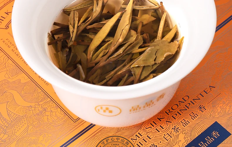 Pinpinxiang Tea 2019 Raw Silk Road White Peony Fuding White Tea 112g gift box detail image 19
