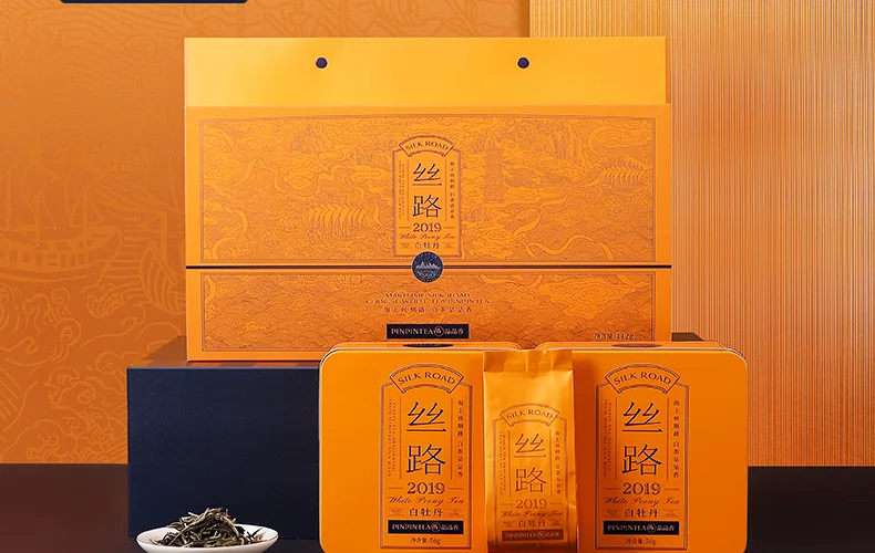 Pinpinxiang Tea 2019 Raw Silk Road White Peony Fuding White Tea 112g gift box detail image 6
