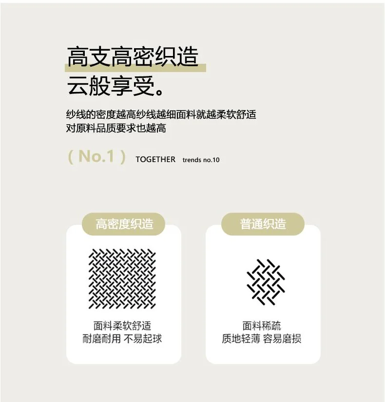 【中国直邮，时效8-20天】钱皇 全棉磨毛四件套 高支高密制造 床单款 被套220*240cm 详情图 5