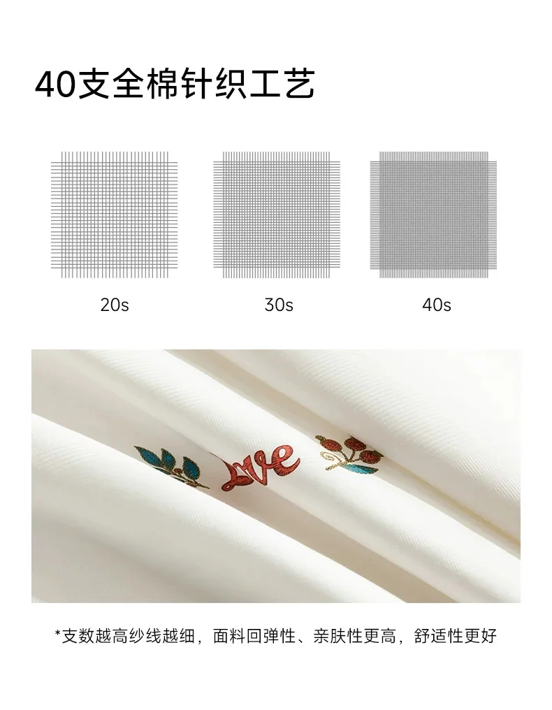 【中国直邮，时效8-20天】钱皇 桑蚕丝子母被 100%双宫茧桑蚕长丝 40支全棉高密印花面料 子母扣设计 2斤+4斤组合（1000g+4000g） 详情图 4