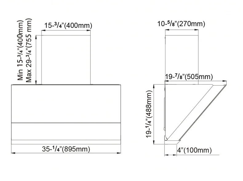 ROBAM, Range Hood, R-MAX- A678S - 36" detail image 14
