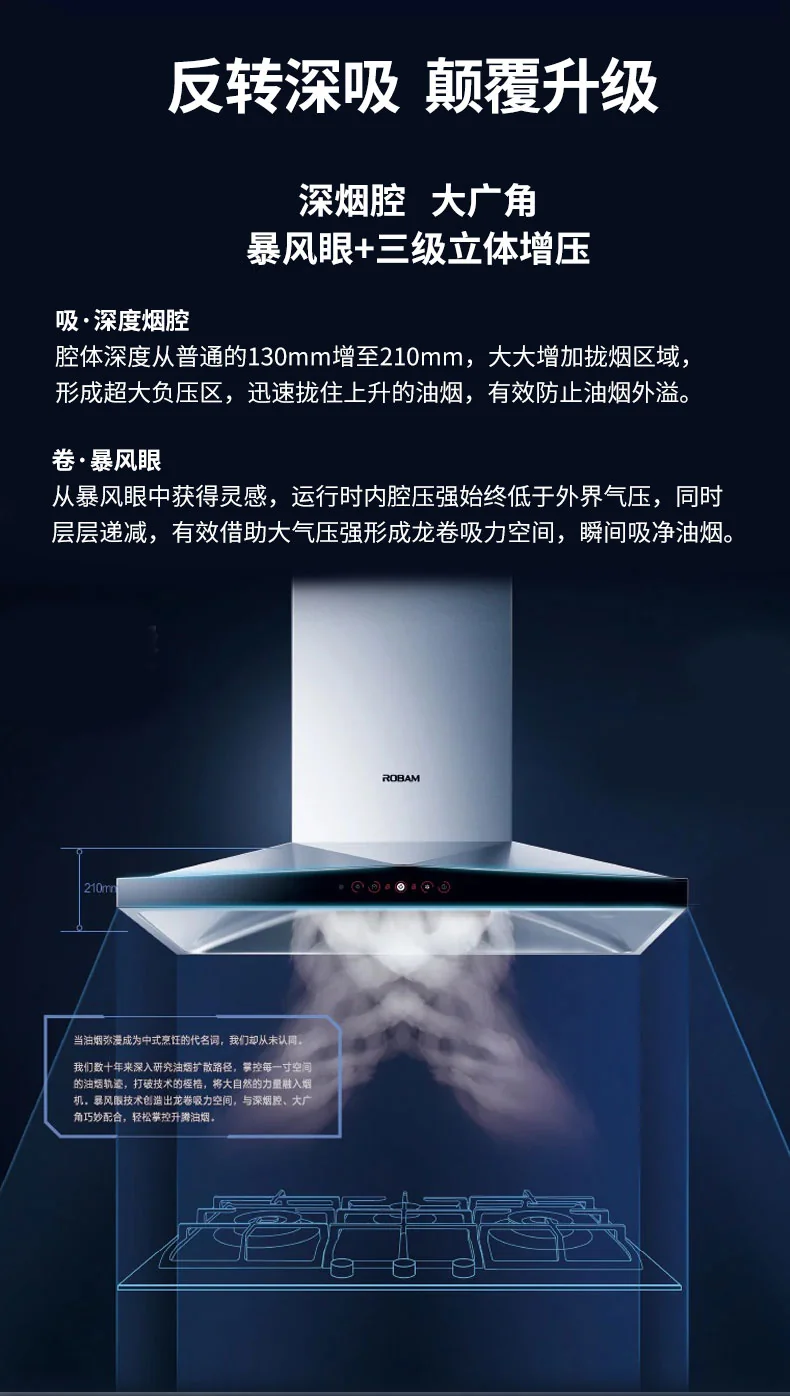 ROBAM Range Hood A837 - 36" detail image 3