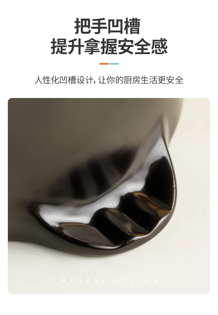 Songfa, Ceramic casserole pot, With fresh flavor, SF-0204, Natural high-quality ceramics, High-efficiency lock temperature 4L detail image 10
