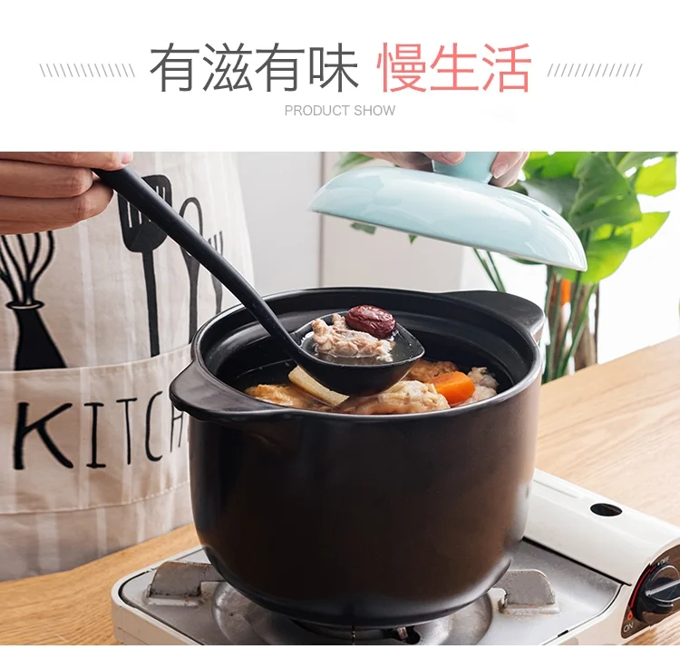 Songfa, Ceramic casserole pot, With fresh flavor, SF-0204, Natural high-quality ceramics, High-efficiency lock temperature 4L detail image 12