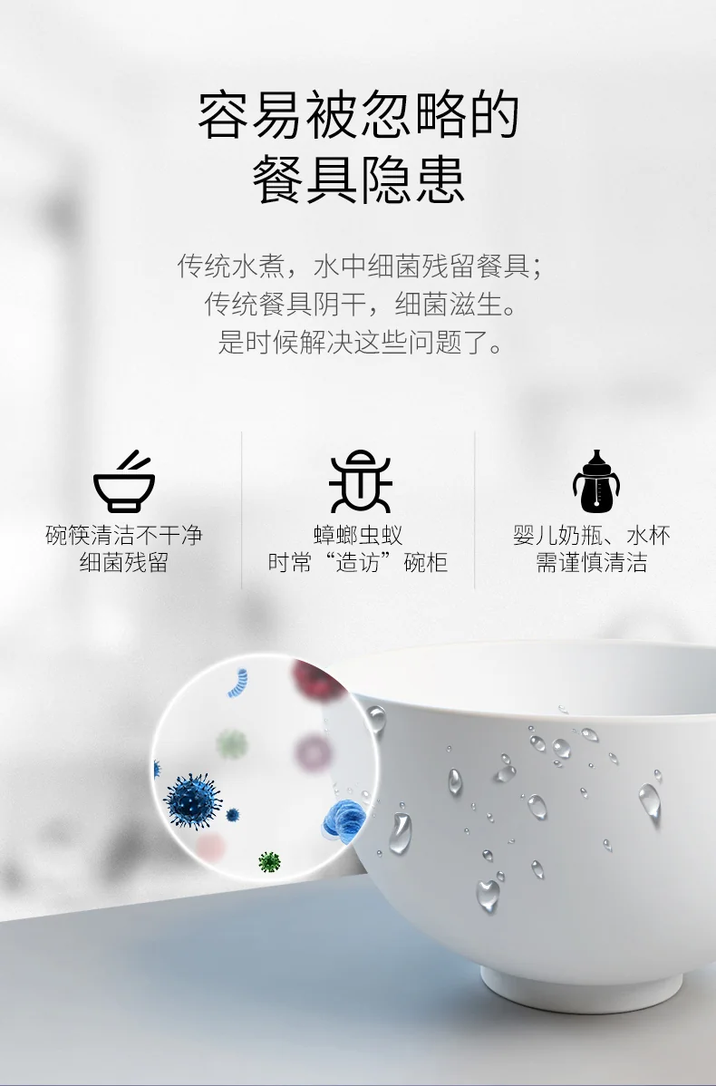 SPT/尚朋堂多功能家用烘碗机SD-1501 餐具收纳盒 厨房沥水碗碟架 3.4L 详情图 3