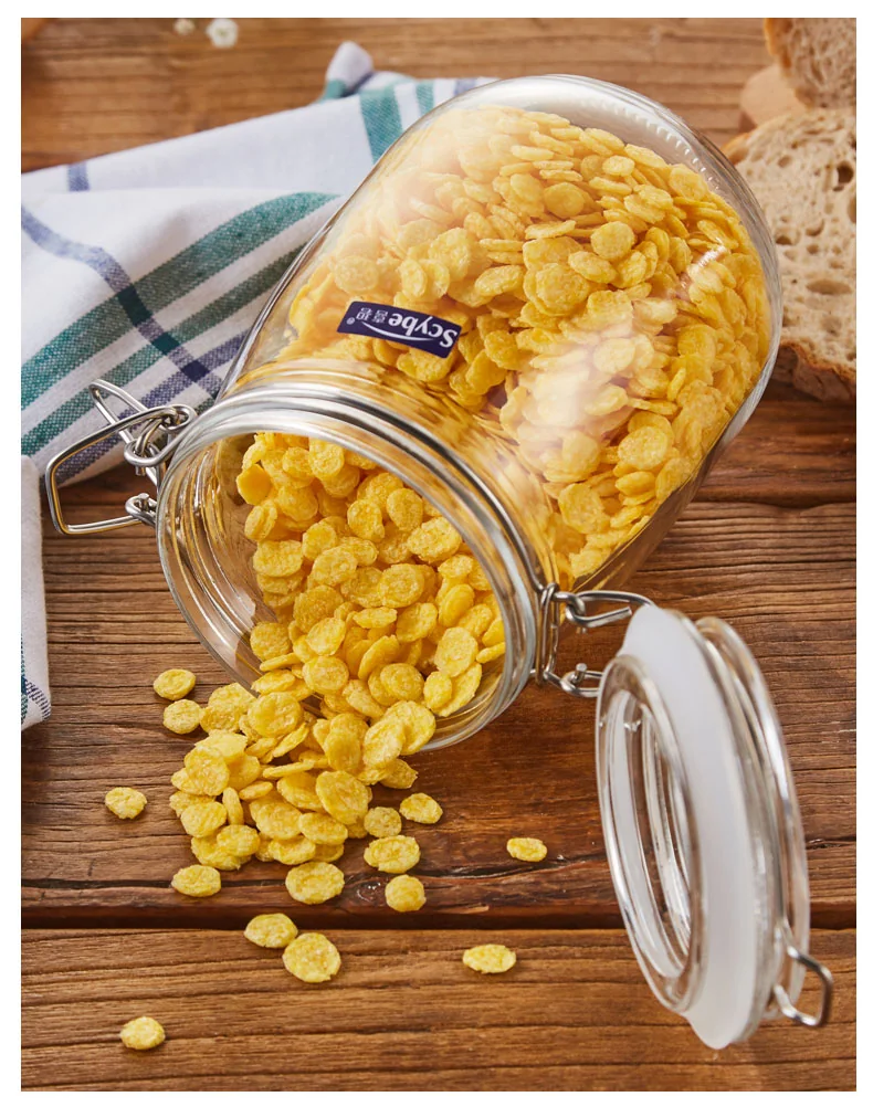 Scybe, Pandora Series Storage Bottle, Glass Sealed Jar, Large Diameter, Large Capacity, Moisture-proof and Insect-proof, 3200ml detail image 10