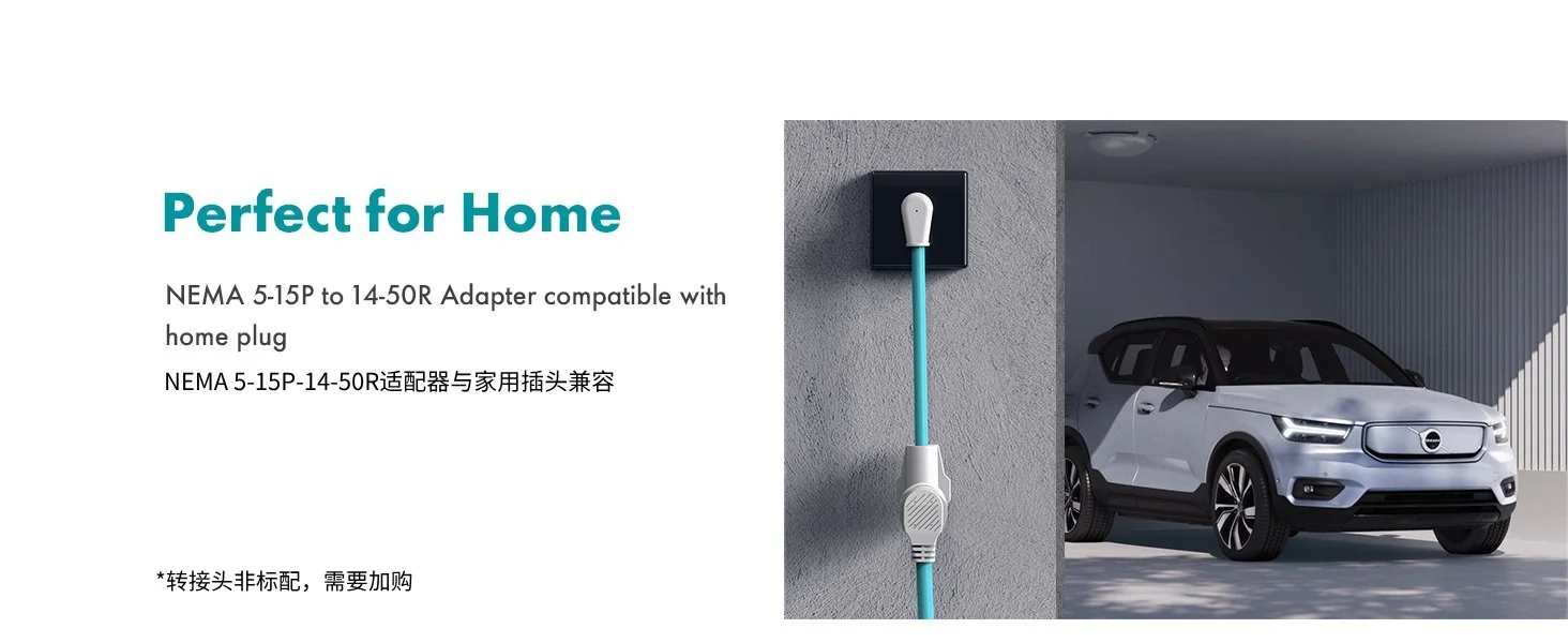Shell 壳牌随车充 240V便携式充电器多车型9.6kw通用新能源电动汽车充电桩随车充 7.5米 detail image 4