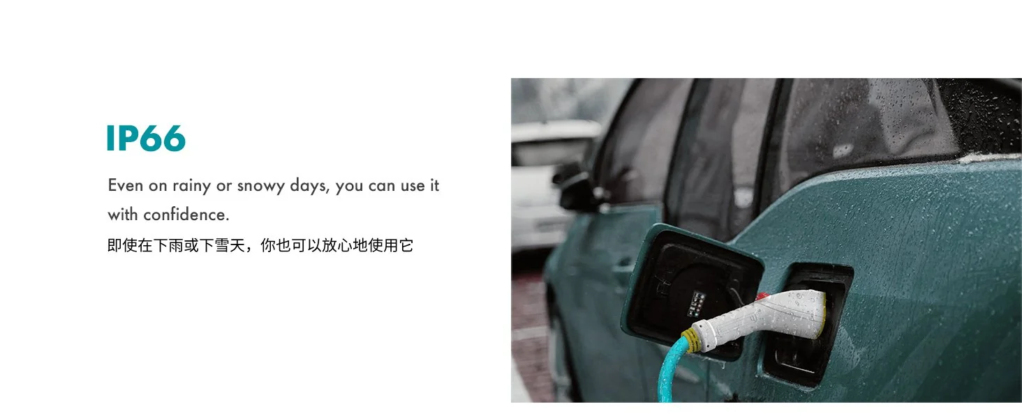 Shell 壳牌随车充 240V便携式充电器多车型9.6kw通用新能源电动汽车充电桩随车充 7.5米 detail image 5