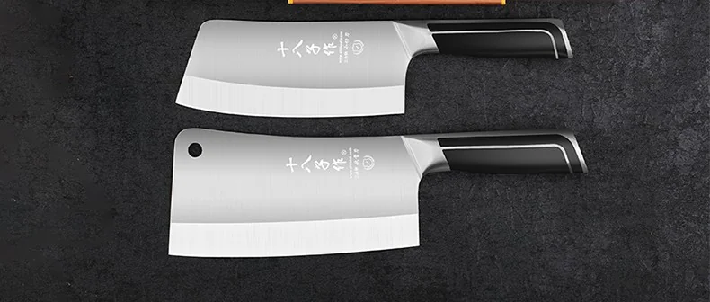 Shibazizuo, Dianrui triple steel double knife suit（Bone Chopper+kitchen knife）, not easy to rust, durable detail image 32