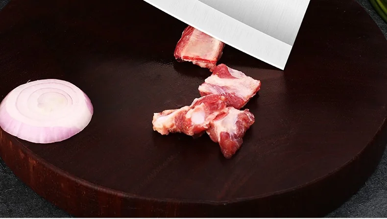 Shibazizuo, Dianrui triple steel double knife suit（Bone Chopper+kitchen knife）, not easy to rust, durable detail image 6