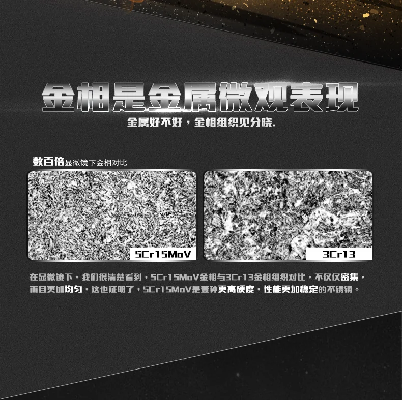 【赠磨刀石】十八子作刀具套装 黑狐七件套S2703 detail image 7
