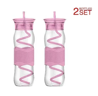 SimplehHH Tritan Fashionable Tumbler with Silicon Sleeve YH166N 25oz detail image 4