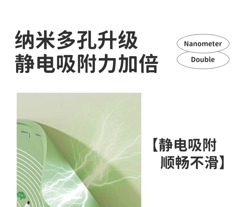 Suncha 双枪抗菌硅胶垫加厚揉面垫 家用擀面垫和面垫 食品级耐高温加大加厚——歪歪兔70*50 detail image 14
