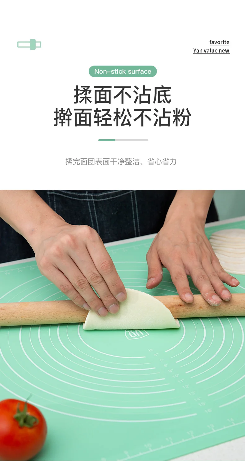 Suncha, Household Silicone Kneading Pad, Food Grade Silicone, Safe, No Odor, Non-slip and Easy to Clean detail image 7