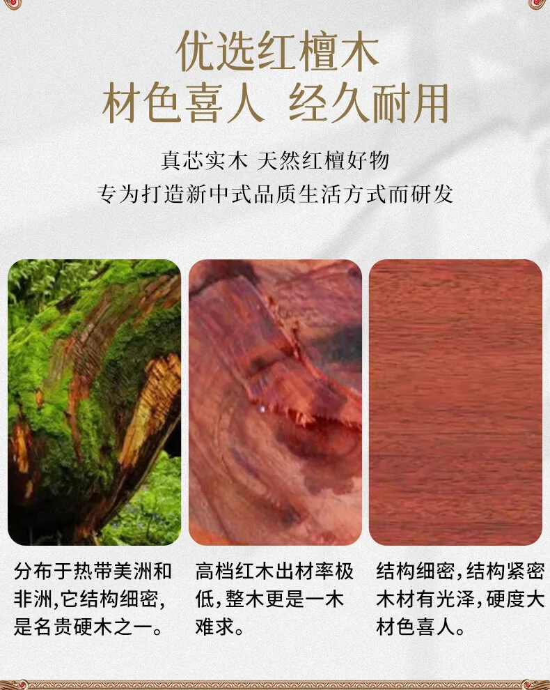 [China direct mail, 7-15 days] Tang Zong chopsticks Forbidden City cultural chopsticks preferred red sandalwood paint-free wax-free chopsticks TK20-5880X detail image 5