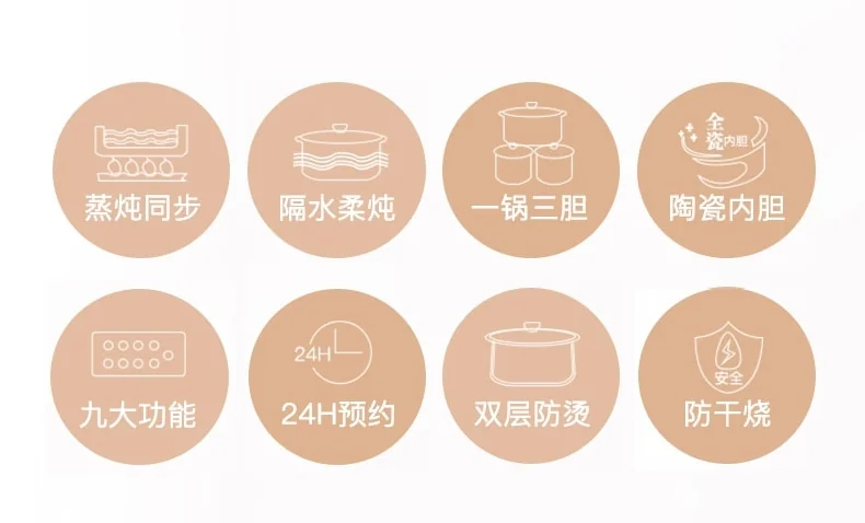 TIANJI DDZ-16BWS Mini Stew Pot detail image 2