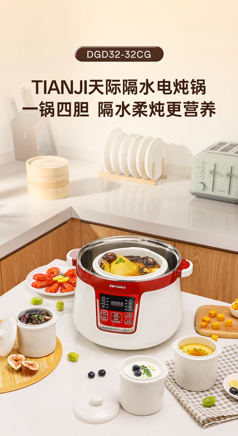 Tianji天际隔水电炖锅DGD32-32CG产品图