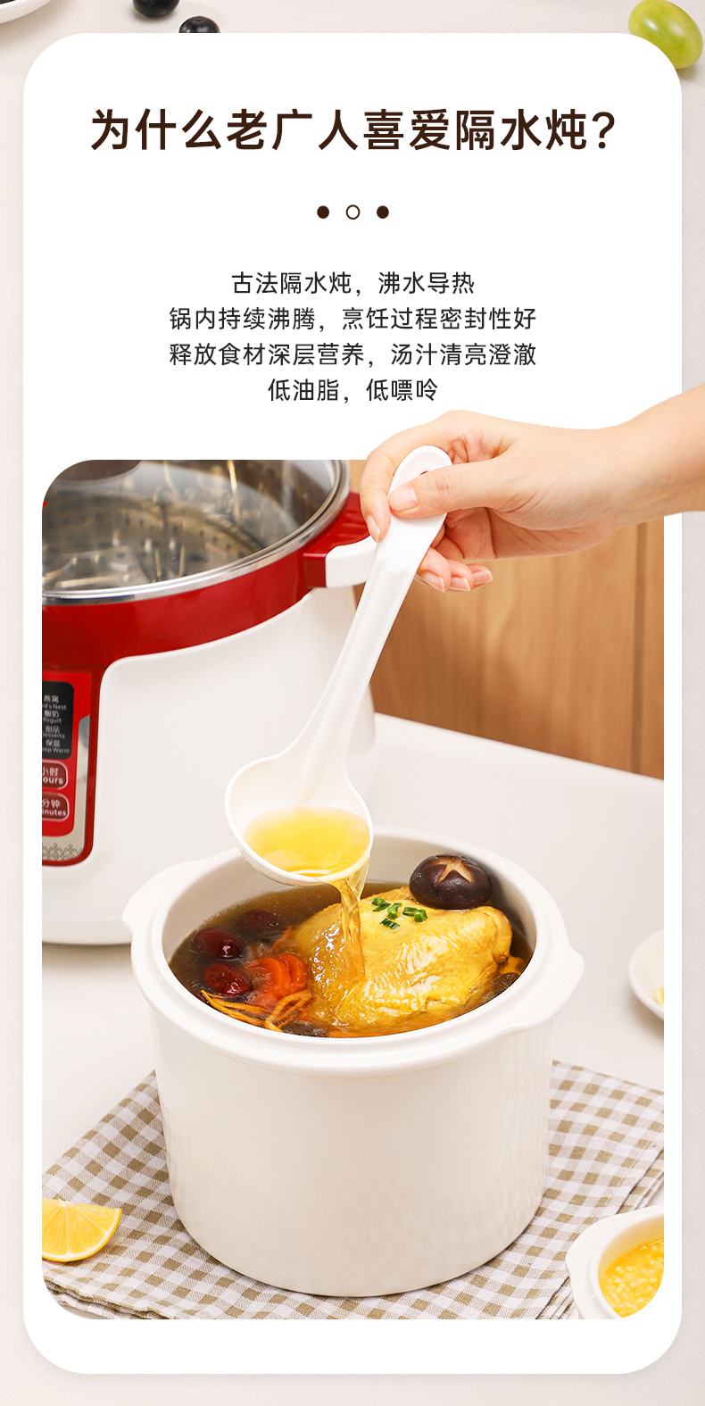 Tianji天际隔水电炖锅DGD32-32CG产品图