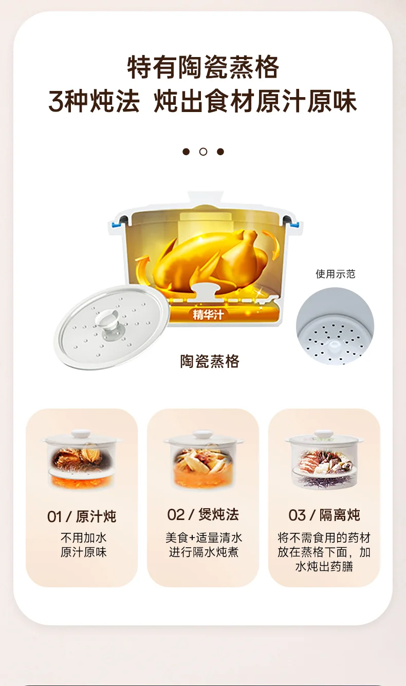 Tianji天际隔水电炖锅DGD32-32CG产品图