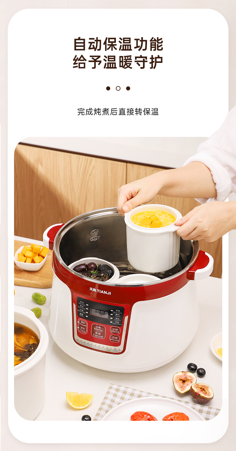 Tianji天际隔水电炖锅DGD32-32CG产品图