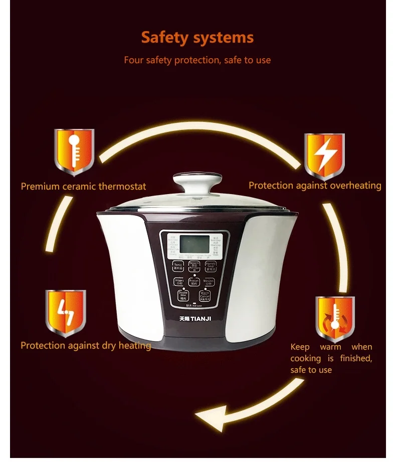 TIANJI DGD33-32EG INTELLIGENT  WATER BATH STEWER detail image 12