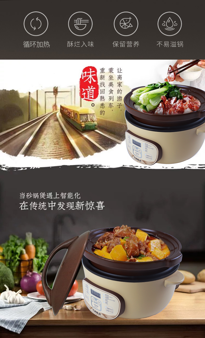 天际电砂锅DSG-TZ30产品图