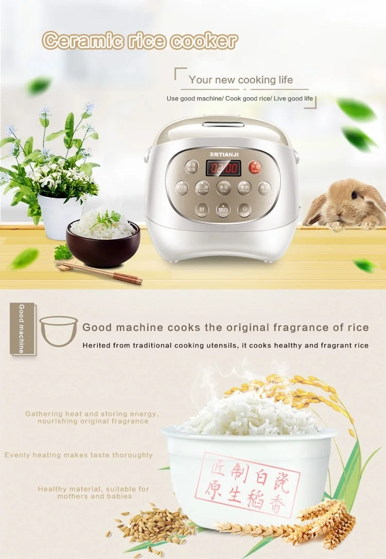 TIANJI FD30D CERAMIC ELECTRIC RICE COOKER, 3L detail image 1