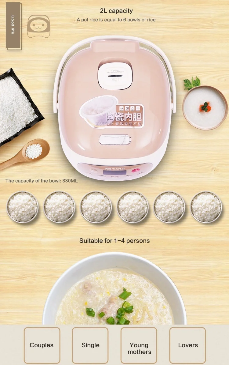 TIANJI FD30D CERAMIC ELECTRIC RICE COOKER, 3L detail image 7