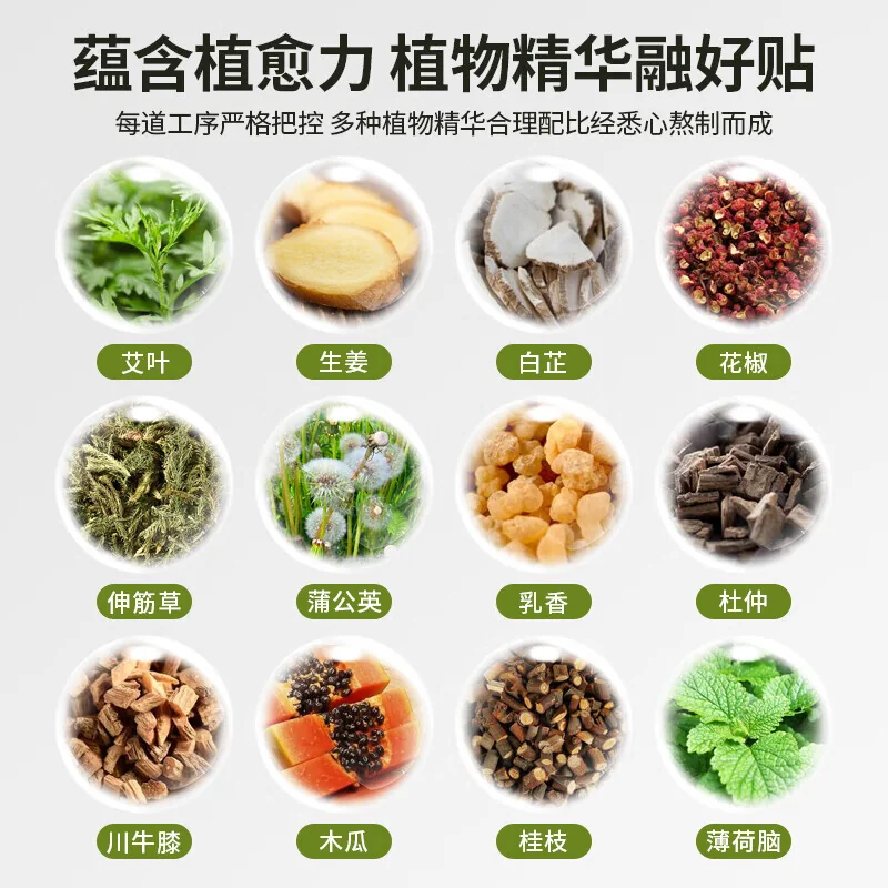 【中国直邮，时效5-12天】北京同仁堂 艾草颈椎贴艾灸贴舒缓肩颈肩周2盒装（24贴入）-艾草颈椎贴 detail image 3