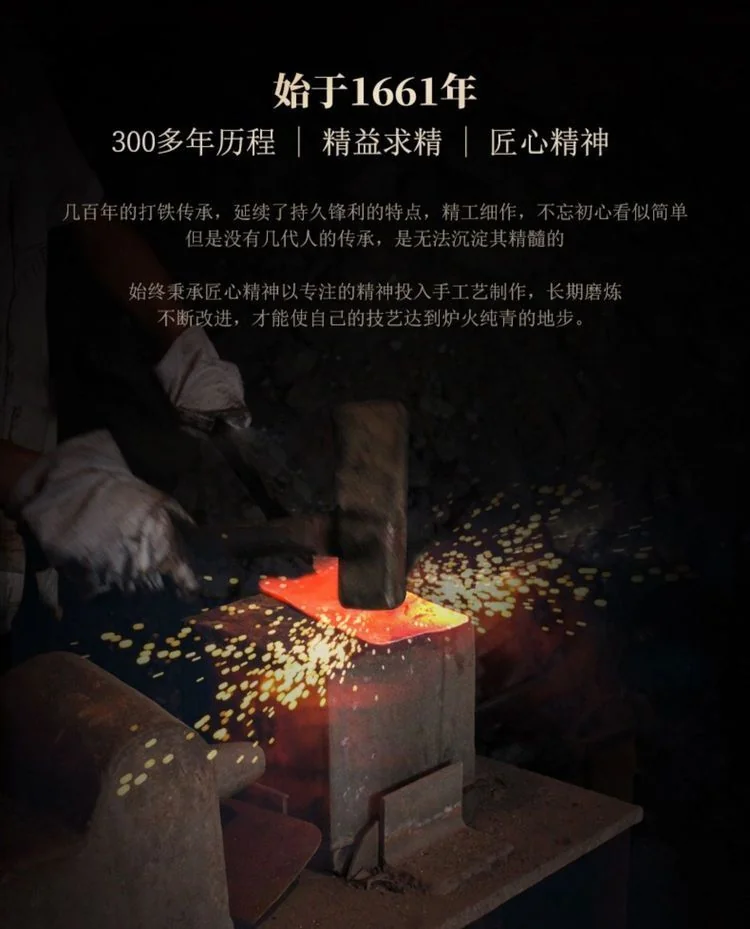 Wang Yuanji's multi-purpose stainless steel knife is hand-forged and durable detail image 7