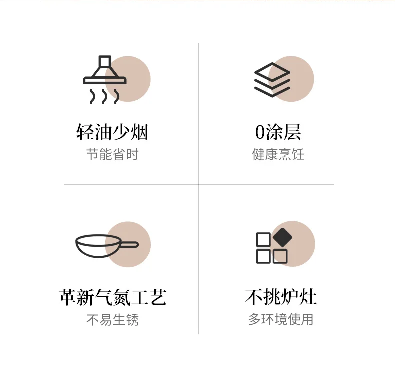 Wang Yuanji soup pot saucepan non stick pan WYJ-DG30 binaural design Steam and boil  30cm detail image 2