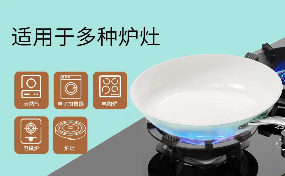 Wang Yuan Ji Non-Stick 9.44-inch Frying Pan Ceramic WYJ-JP24 Stain Resistant and Easy to Clean Dishwasher Safe detail image 7