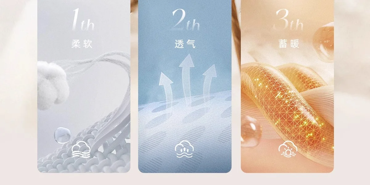 万事利 被芯 蚕丝被子四季通用被芯 夏被 自然睡眠（500g,200cm×230cm/220cm×240cm）-有机柞蚕丝 detail image 28