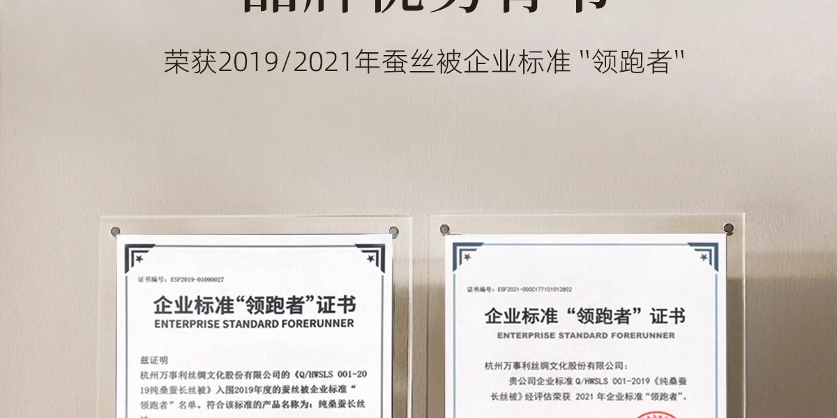 万事利 被芯 蚕丝被子四季通用被芯 夏被 自然睡眠（500g,200cm×230cm/220cm×240cm）-有机柞蚕丝 detail image 32