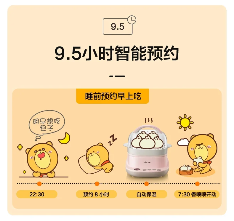 Bear Rice Roll Maker CFJ-A30Q3 1 count detail image 12