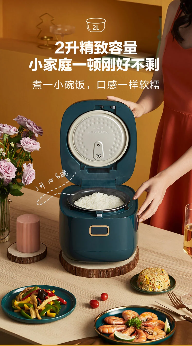 Bear Bear Smart IH Rice Cooker Rice Cooker DFB-P20F1 Firewood Yuan Kettle Refined Iron Liner IH Stereo Heating 2L detail image 14