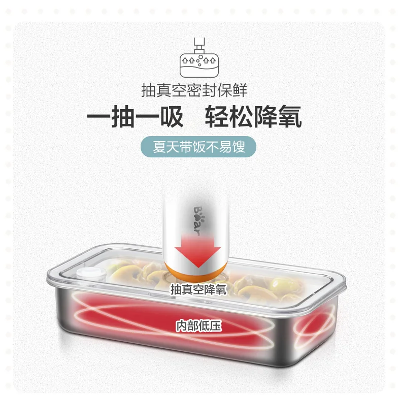 Bear Smart Electric cooking and steaming lunch box, Appointment timing, Pluggable heating and insulation,1L detail image 18