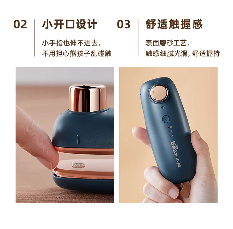Bear, Mini handheld sealing machine, Plastic sealing machine, FKJ-C01C1, Three-speed adjustable Temperatures, Dual-use opening and sealing, Charging model detail image 16