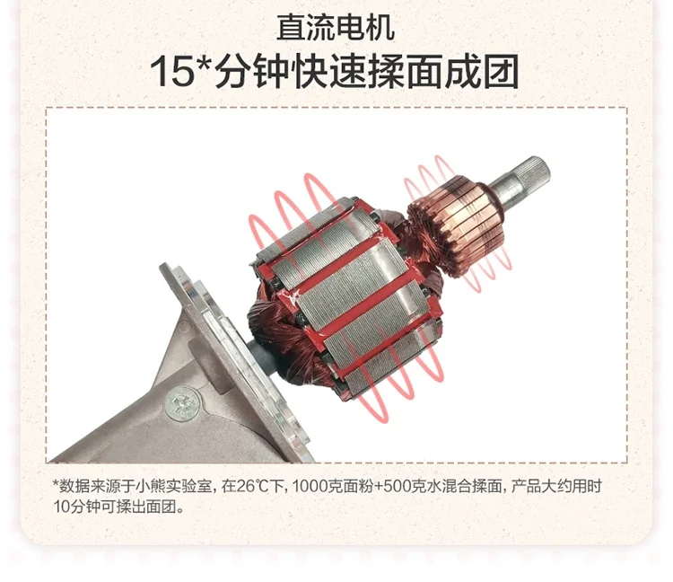 BEAR HMJ-A50B1 5L FULL AUTOMATIC DOUGH MAKER detail image 7
