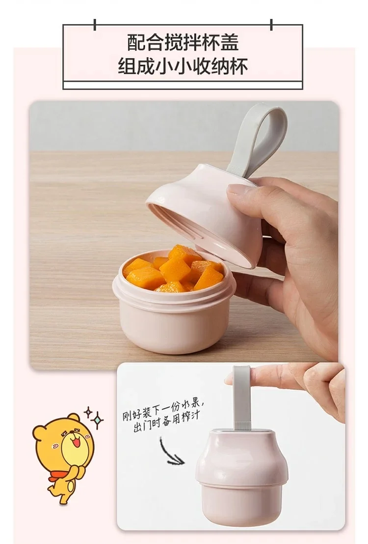 Bear Household Mini Portable Fresh Blender  LLJ-C04G5  Charging Available Lightweight and portable 350ML detail image 12